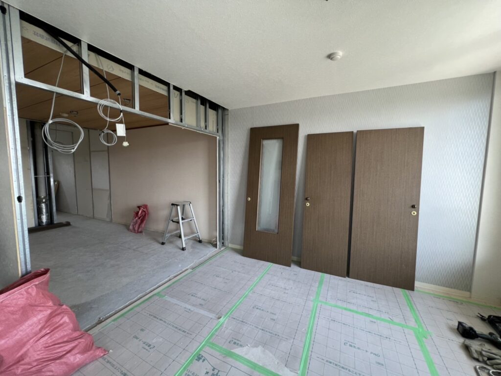 マンション 和室解体 ワークスペース リフォーム