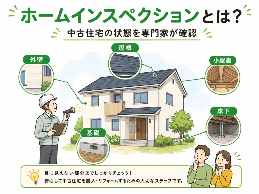 ホームインスペクションとは?中古住宅の状態を専門家が確認