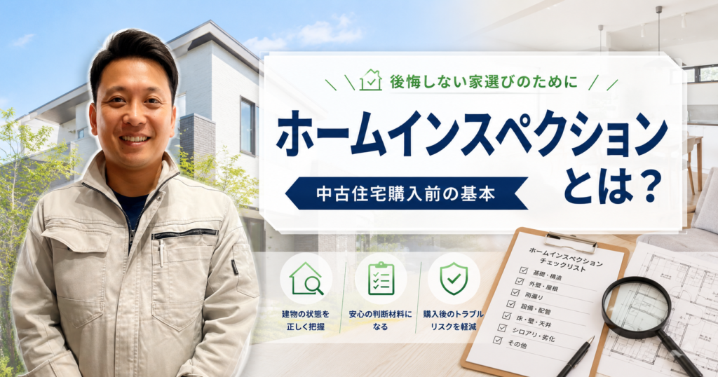 ホームインスペクションとは？中古住宅購入前の基本
