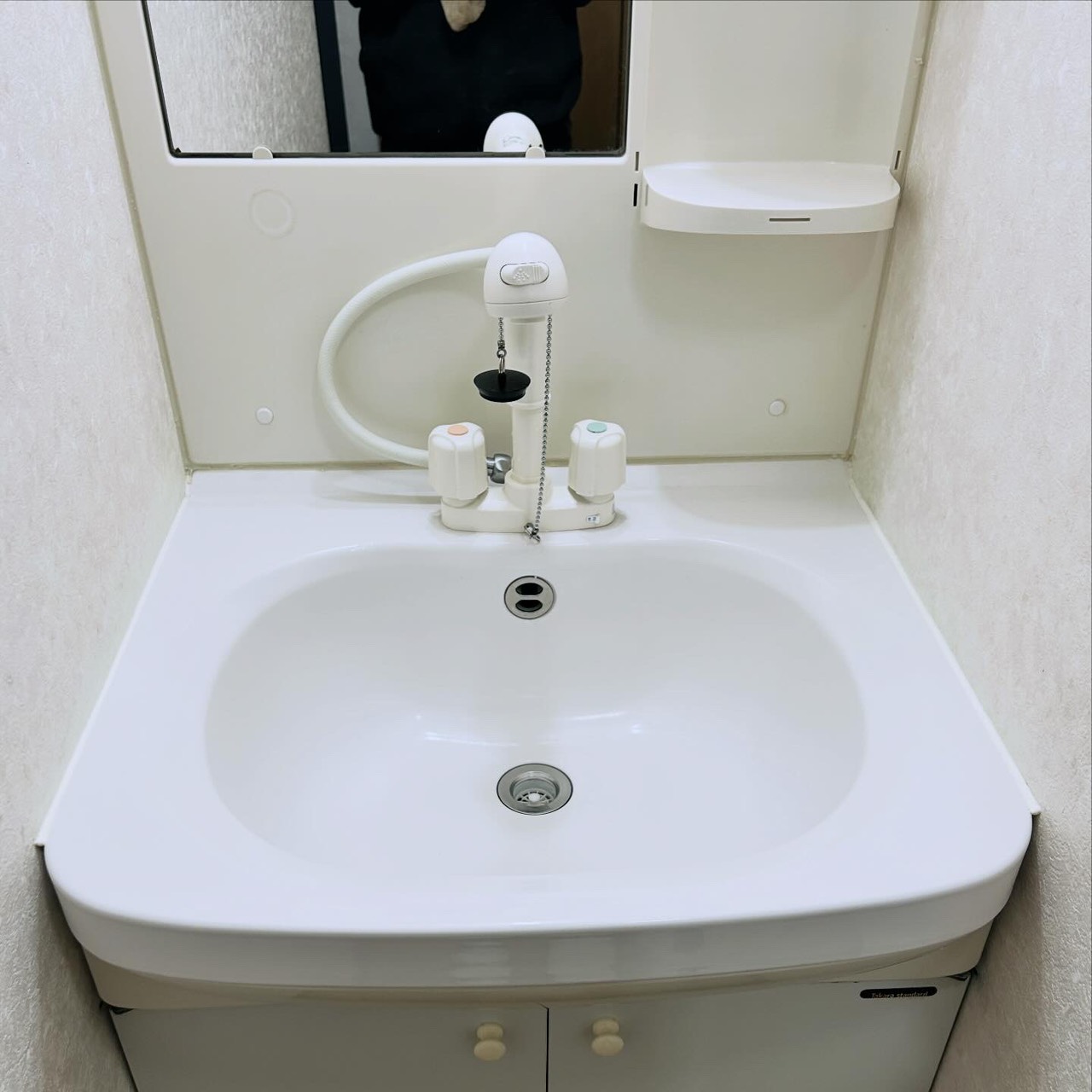 洗面台の施工後